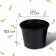 Pot for seedlings, 750 ml, d = 12 cm, h = 10.5 cm, black, Greengo