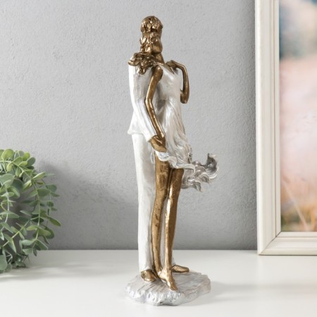 Polystone souvenir "Lovers - Tenderness" 14x10.5x33.5 cm-1