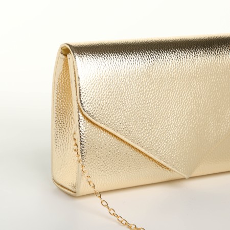 Female bag on a magnet, gold color-3