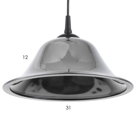 Bayerlux lamp Elvira 1he27 chrome 30x30x12cm-5