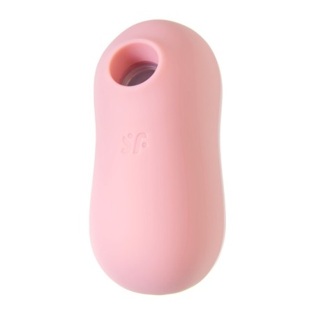 Vacuum-wave contactless stimulator of the Satiffyer Cotton Candy clitoris, silicone, pink color-15