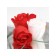 Soap roses, white and red, set of 6 pcs.