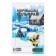Mormyshka drop black, lime eyes + ball Granen yellow 1.1 g