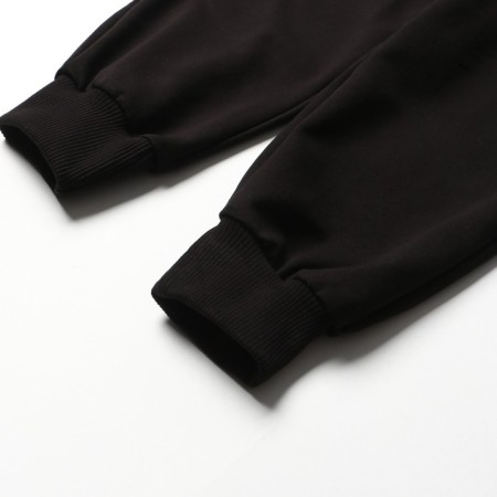 Sports pants for boys, black color, height 134 cm-3