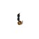 Mormyshka ant, brass ball, weight 0.4 g, size 2