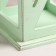 Kashpo wooden "Lantern. Provence" 17x17x31 cm olive