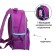School backpack, 37 x 26 x 13 cm, ergonomic back, calligrata ORT "Unicorn"