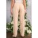 Female trousers, size 52, beige color