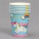 A glass of paper "rainbow unicorn", in a set of 6 pcs.