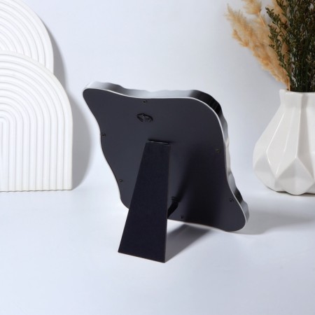 Mirror desktop "waves", mirror surface 14 × 18 cm, silver color-2