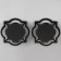 Climber Wall glass per 1 candle "Reflection" set 2 pcs D-4 cm. Art. silver. 8x20x20.5 cm