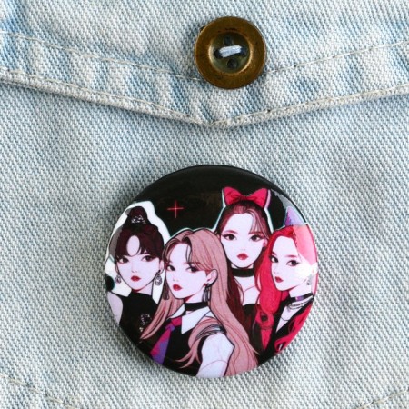The icon of the sunset anime "K-POP Group", D = 38mm-4
