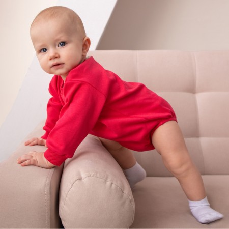 Svitsht-combineson children's minku color raspberry, height 56-62 cm-4