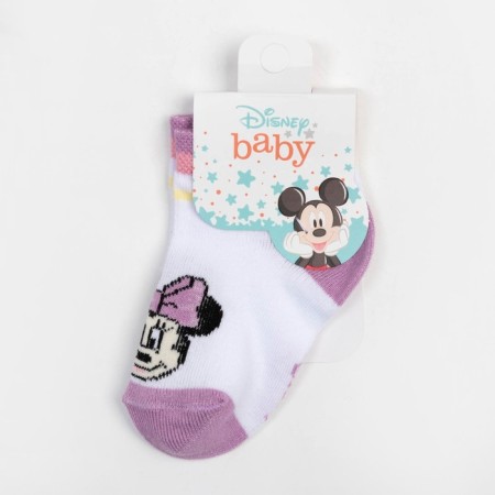 Socks Minnie Mouse, White, 10-12 cm-4