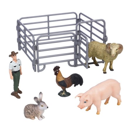 Set of figures "on the farm", 6 items