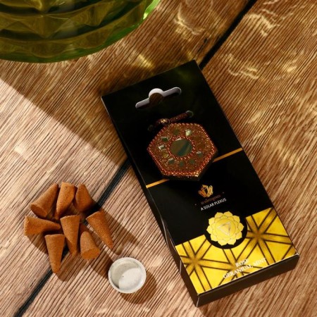 Aromacons "Chakra" 40 pcs and a rose stand, geranium, mint-2