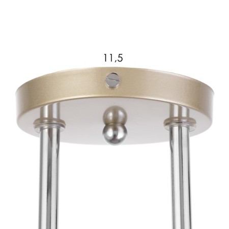 Lamp ceiling Sollar 52x25x26, 2x60W E27, gold, chrome-7