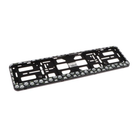 Frame for a car number, book, black, "Panda"-2