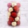 Set of balls plastic D-6 cm, 25 pcs "bingo" red-golden