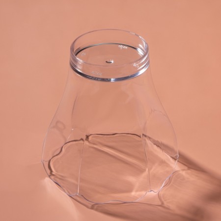 The form of plastic disposable for the buffet "forget -me -not", 160 ml, transparent, 15 pcs/unns.-4