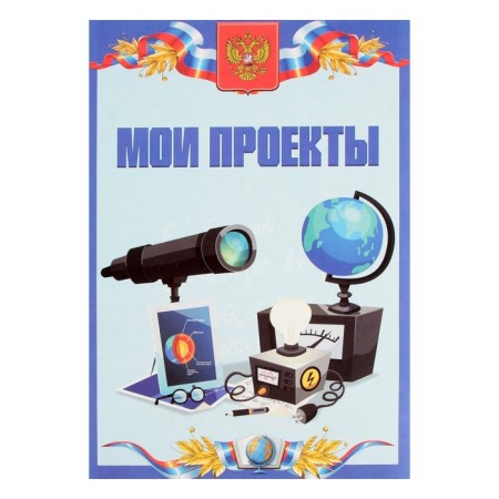 Lesets sheets for a schoolboy portfolio, 30 sheets (title, content, 28 sections) "Russian schoolboy", in a folder-14