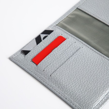 TEXTURA passport cover, gray color-4