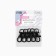 Metal carbine, 37 × 12 mm / 9 × 1.7 mm, 5 pcs, black color