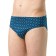 Male panties, size m, terracotta, blue, 2 pcs