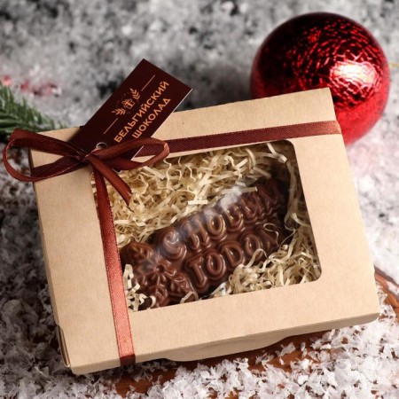 Chocolate figure "Happy New Year Snowflake", 80 g