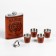 Gift set 6 in 1 "Important and courageous": a flask of 270 ml, 4 piles 30 ml, funnel