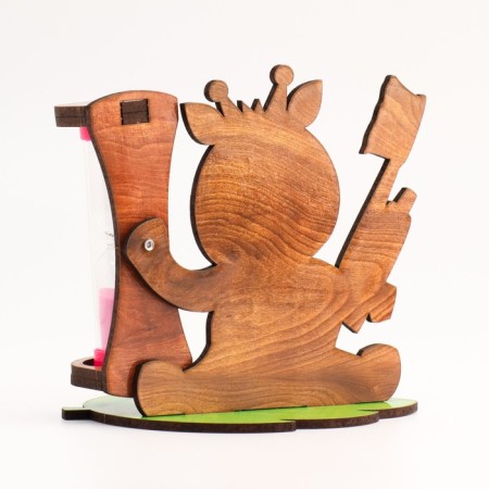 Sanding clock for brushing giraffes, timer 3 minutes-2