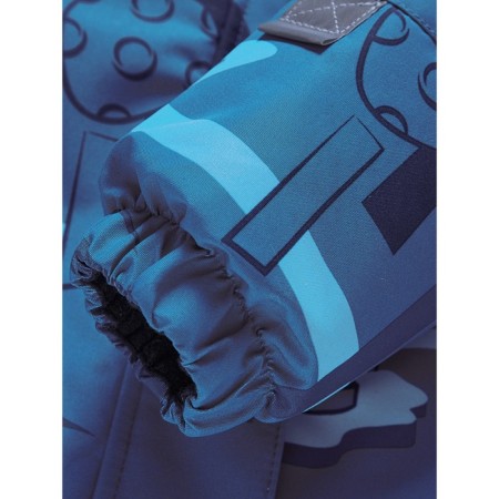 Ski costume for girls, blue color, height 98 cm-16