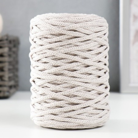 Knitting cord without core 70% cotton, 30% polyester width 3mm 100m/160 ± 10g (103)