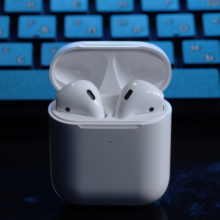 Wireless headphones Windigo W22, TWS, Bluetooth 5.0, 40/500 mAh, sensor, glossy, white-1