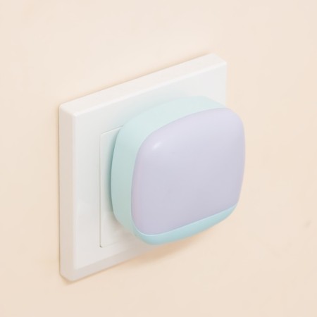 Nightlight with the light sensor "Lasi" LED azure 6x6.5x6 cm-2