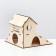 House for rodents, 18 x 18 x 14.7 cm