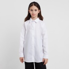 Shirt for girls minku color white, height 146 cm