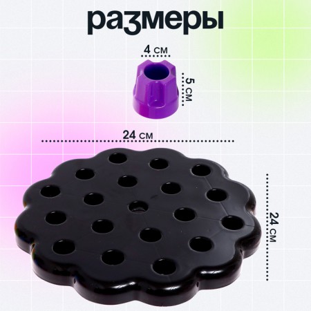 Developing toy "Pyramid-Mosaic", sorter, color, according to the Montessori methodology-3