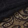 Lace elastic fabric, 240 mm × 23 ± 1 m, black color