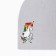 Hat for the girl is two-layer, the color is gray melange/unicorn, size 54-58