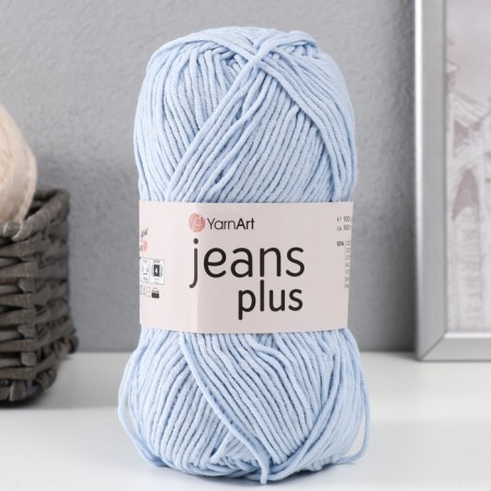 Yarn "Jeans Plus" 55% cotton, 45% acrylic 160m/100g (75 St.-4