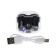 Wireless headphones Mybit Pro13, TWS, inserts, BT 5.0, 30/180 mAh, transparent, black