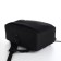 Youth backpack from textiles with lightning, 2 pockets, black color