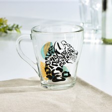 Glass mug 