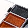 Watercolor paints, mother -of -pearl, + brush, in a plastic box, 8 colors