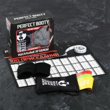 Set of Onlitop Perfect Booty: Fitness Rezins 3 pcs., Czech, measuring tape, bulkmen, training calendar