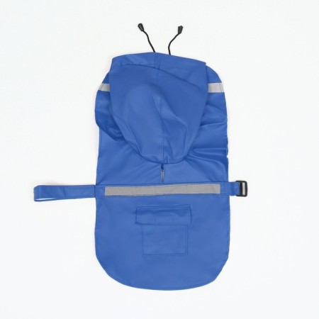 Dog raincoat, size L (DS 30-35, OG 38-43, Osh 26-31 cm), blue-7