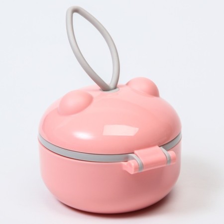 Container for storage of baby food, 150 ml., Pink color-5