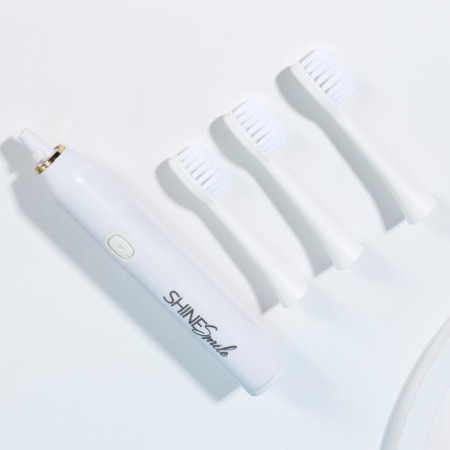 Electric New Year's toothbrush “New Year: ANYTHING OF TREE”, 3 nozzles, vibration-4
