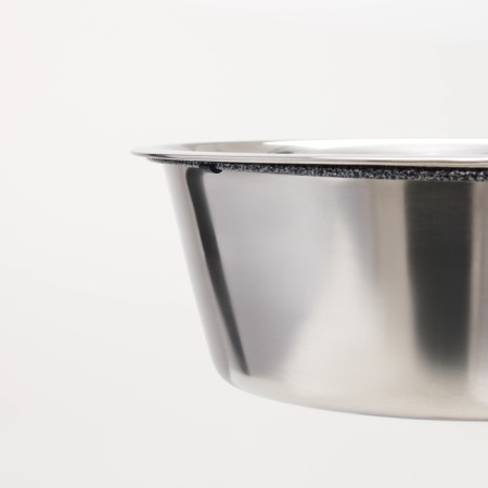 Adjustable stand with 2 bowls of 4 liters, height stands 40 cm-6
